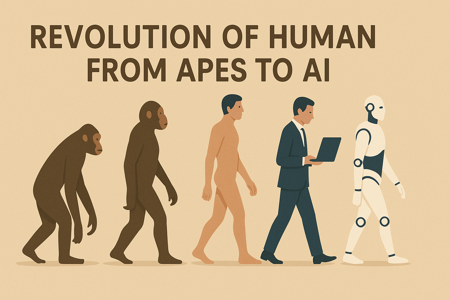 revolution-of-human-from-apes-to-ai