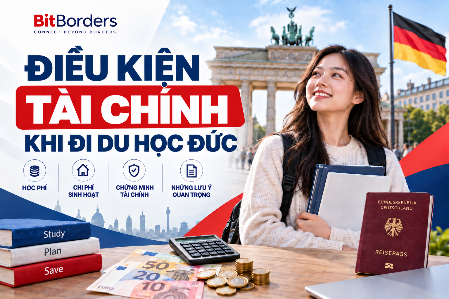 Điều kiện tài chính khi đi du học Đức cần chuẩn bị bao nhiêu?
