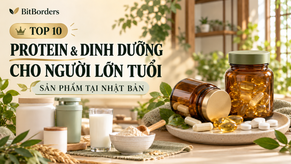 Top 10 sản phẩm bổ sung protein và dinh dưỡng cho người lớn tuổi tại Nhật