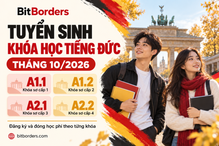 Tuyển sinh khoá học tiếng Đức