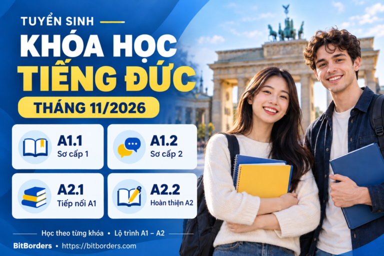 Tuyển sinh khóa học tiếng Đức sơ cấp