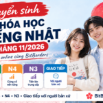 Tuyển sinh khóa học tiếng Nhật N5, N4, N3 và khoá giao tiếp với người bản xứ